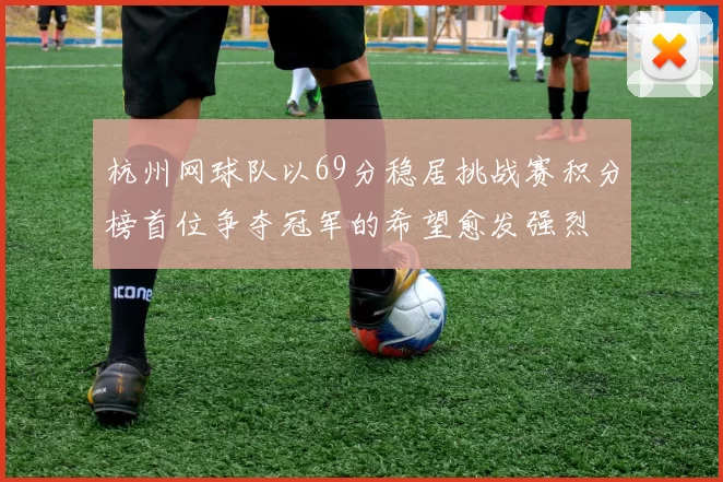 杭州网球队以69分稳居挑战赛积分榜首位争夺冠军的希望愈发强烈